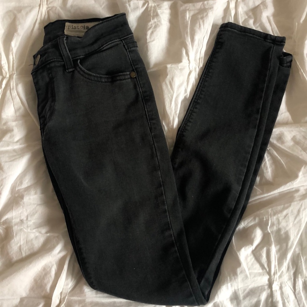 Pistola plain black jeans